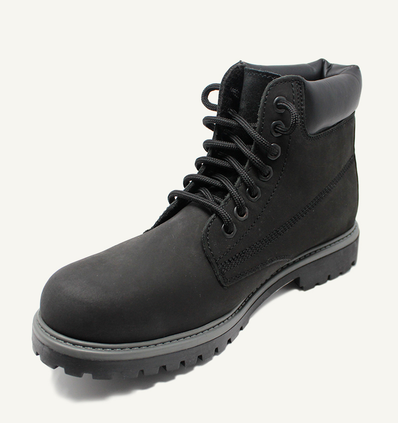 Round and thick laces, coal black - 2