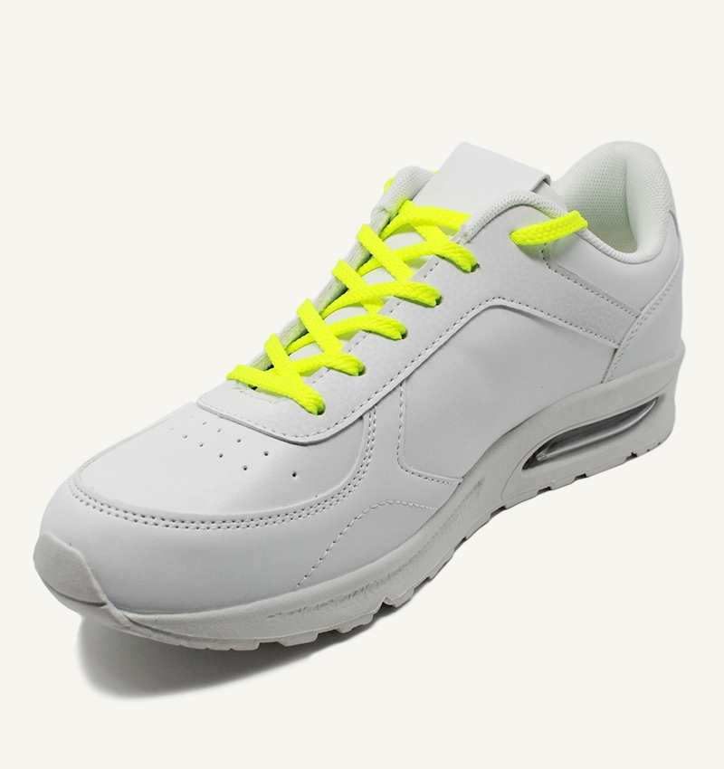 Lacets de sport, jaune pacman - 2