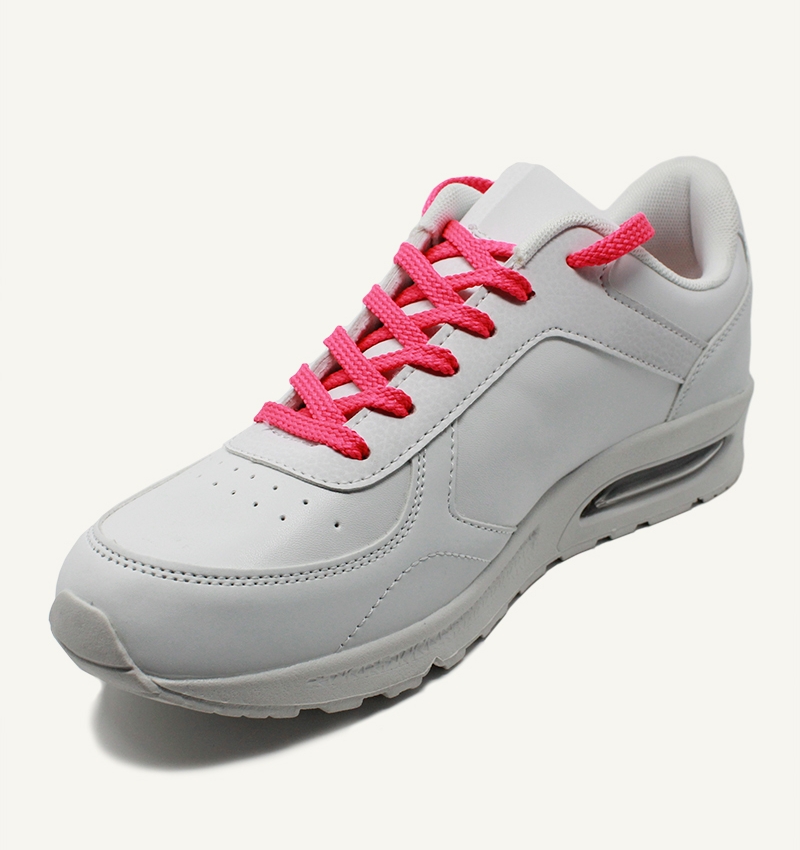 Lacets de sport, rose disco - 2