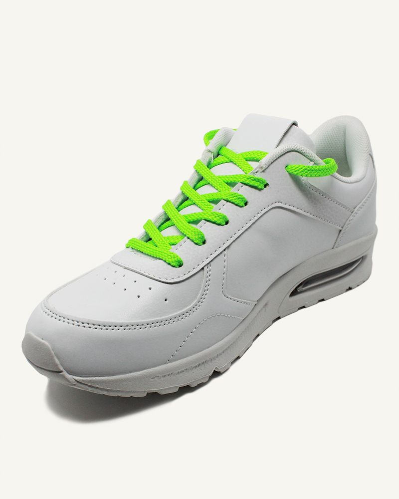 Lacets de sport, vert néon - 2